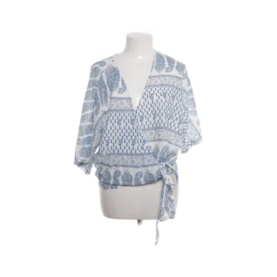 Haltertop (Blauw, Wit) van Lindex Katoen
