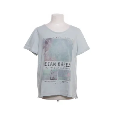 T-shirt (Blauw) van Cecil Katoen