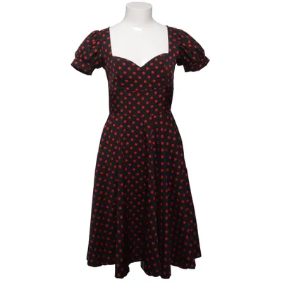 Kjole (Sort, Rød) fra Belsira Elastan, Polyester