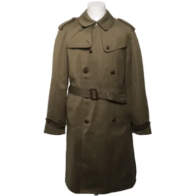 Trenchcoat (Grøn) Polyester, Uld