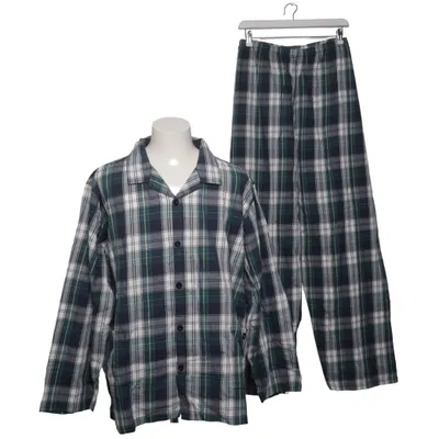 Pyjamas (Blå, Grön, Vit) från Polarn O. Pyret Ekologisk bomull