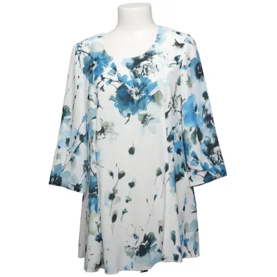 Blus (Vit, Blå, Flerfärgad) från Modelia Polyester