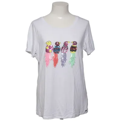 T-shirt (Vit, Flerfärgad) från Amy by Amy Vermont Elastan, Viskos
