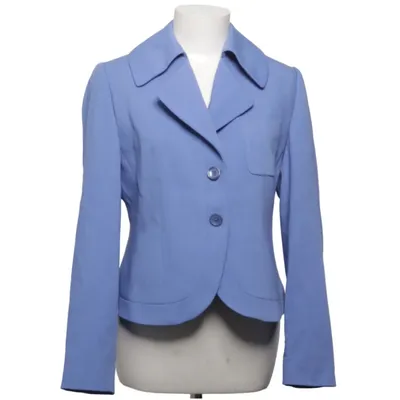 Blazer (Blue) from Leon Polyester, Wool