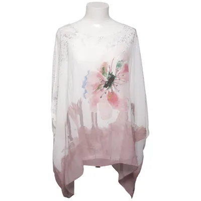 Top (White, Pink, Multicolored) from Opl Fashion Cotton, Polyester