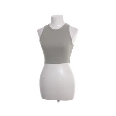 Crop top (Grön, Grå) från Zara Bomull, Elastan