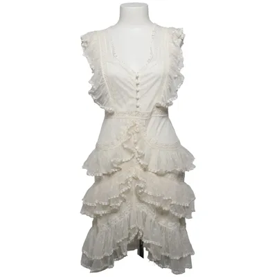 Klänning (Vit) från Lily Mcbee Elastan, Polyester