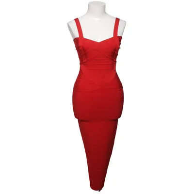 Cocktailklänning (Röd) Elastan, Polyamid, Viskos