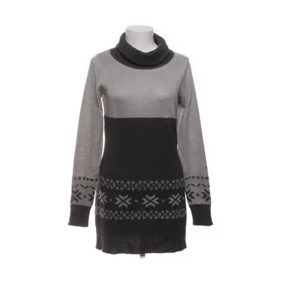Turtleneck kjole (Grå, Hvid) fra Cecilia Classics Akryl, Uld
