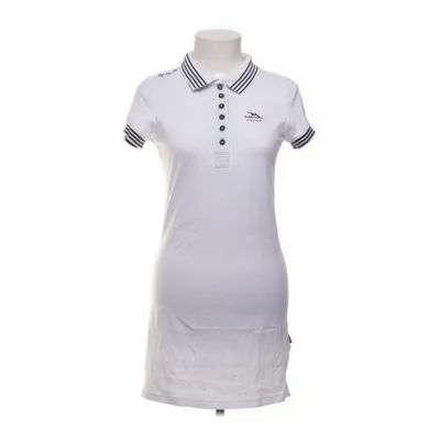 Pikéklänning (Vit, Blå) från Albatross Bomull, Elastan