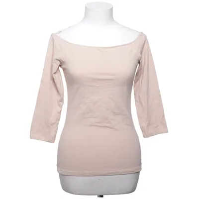 Lange mouwen shirt (Roze) van H&M Basic Katoen, Elastaan