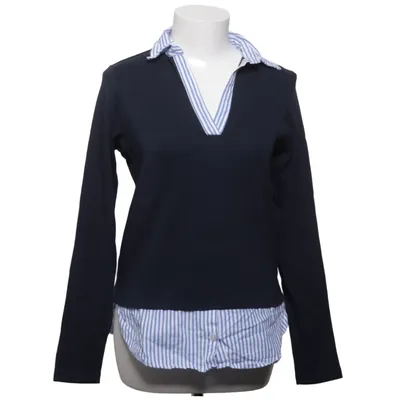 Långärmad t-shirt (Blå, Vit) från Ever Me Bomull, Elastan