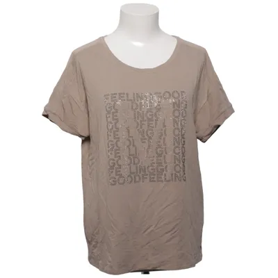 T-shirt (Beige) de Monari Élasthane, Modal, Viscose
