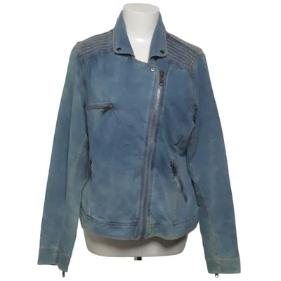 Veste de motard (Bleu) de Ellos Plus Collection Coton, Élasthane