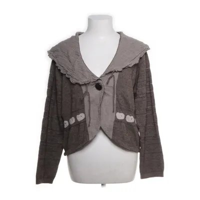 Cardigan (Green, Gray) from Kello Acrylic, Cotton, Linen, Nylon, Wool