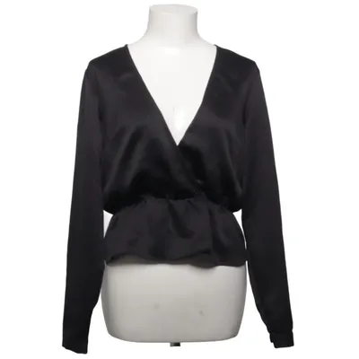 Wrap blouse (Black) from Bik Bok Polyester