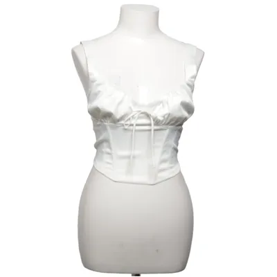 Bustier (White) from Bershka Elastane, Polyester