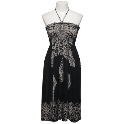 Halternek jurk (Zwart, Wit) van Conos Elastaan, Polyester, Viscose