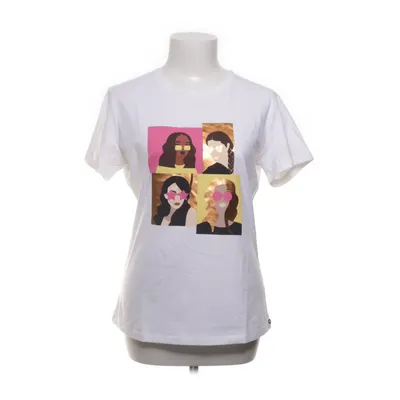 T-shirt (Vit, Flerfärgad) från Pennyblack Bomull, Elastan