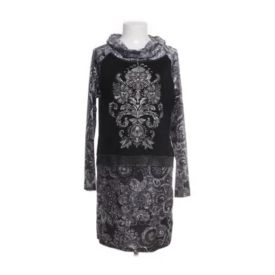 Dress (Black, Multicolored) from Koröshi Elastane, Polyester