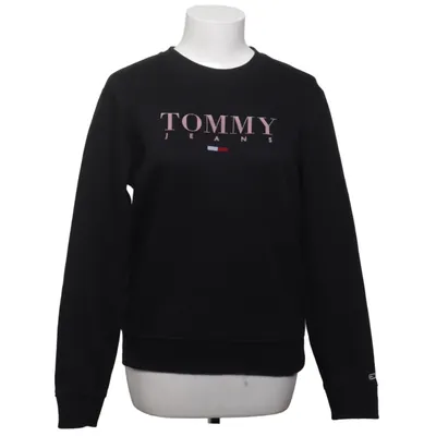 Collegetröja (Svart) från Tommy Hilfiger Jeans Bomull, Polyester