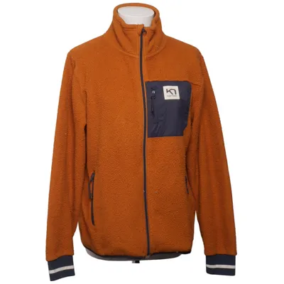 Fleecejakke (Brun) fra Kari Traa Elastan, Polyamid, Polyester
