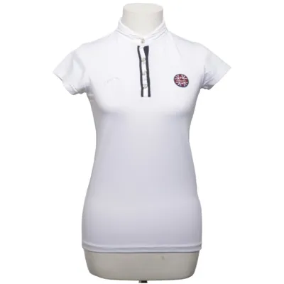 Polo (Blanc) de Spooks Riding Élasthane, Polyester