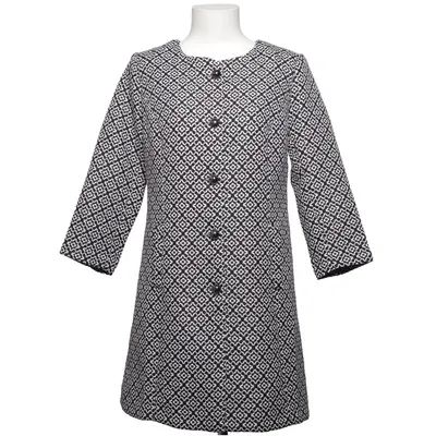 Mantel (Schwarz, Weiß) von Lucy & Co. Polyester