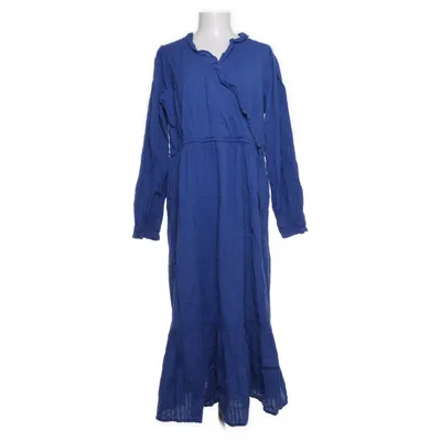 Wrap dress (Blue) from Kaffe Cotton