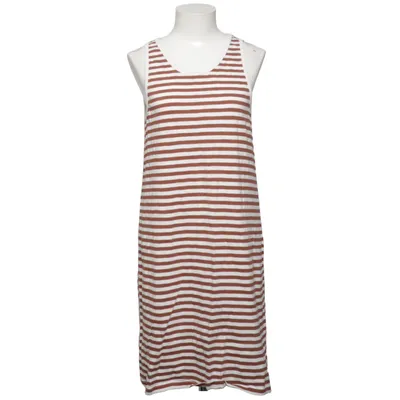 Dress (Brown, White) from Basic Apparel Organic cotton