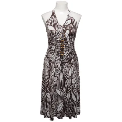 Halternek jurk (Bruin, Wit) van Easy Wear