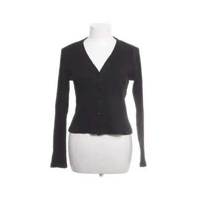 Cardigan (Zwart) van Pieces Katoen, Elastaan