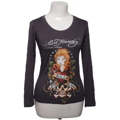 Långärmad t-shirt (Svart) från Ed Hardy by Christian Audigier Bomull