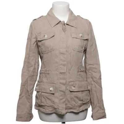 Safarijacke (Beige) von JSFN Leinen