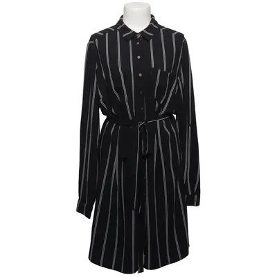 Shirt dress (Black, White) from Cameo Rose Polyester