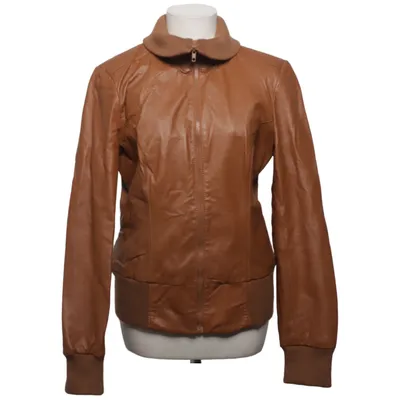 Leather jacket (Brown) from Vero Moda Jeans Leather, Polyester