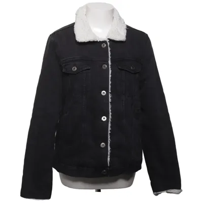 Fodrad jeansjacka (Grå, Vit) från FB Sister Bomull