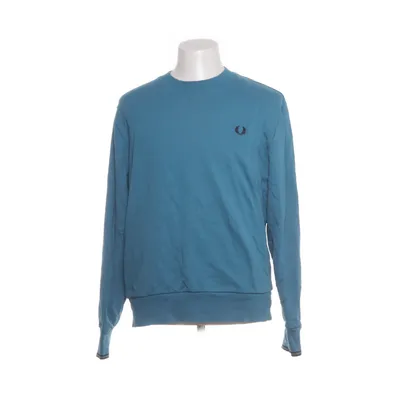 Collegetröja (Blå) från Fred Perry Bomull, Elastan