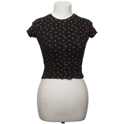 T-shirt (Svart, Röd) från Pull & Bear Bomull, Elastan