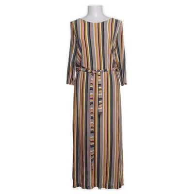 Långklänning (Flerfärgad) från EDC by ESPRIT Viskos, Elastan