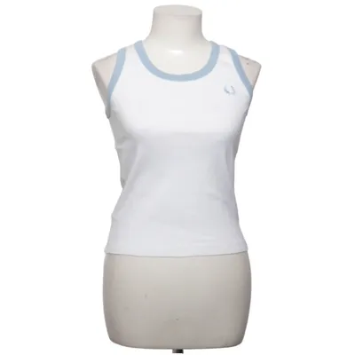 Tank Top (White, Blue) from Fred Perry Cotton