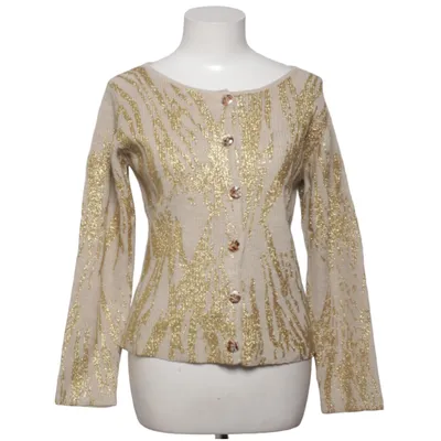 Cardigan (Beige, Guld) fra Bitte Kai Rand Elastan, Linned