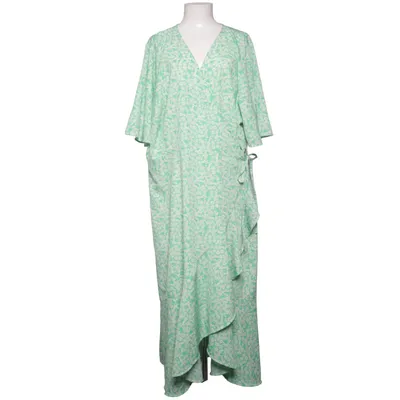 Omlottklänning (Grön, Vit) från Pernilla Wahlgren Design Polyester