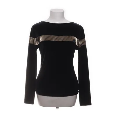 Långärmad t-shirt (Svart, Guldfärgad) från Charbell Elastan, Polyester