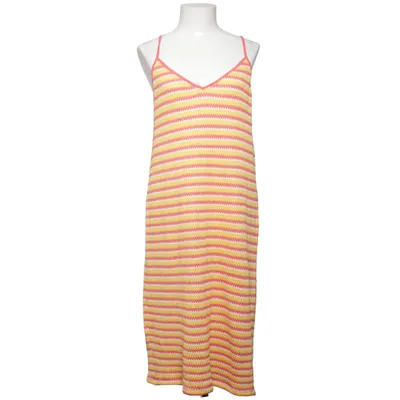Jurk (Geel, Rood, Wit) van Zara Elastaan, Polyester, Viscose