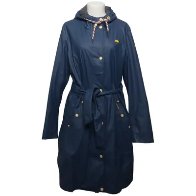 Manteau imperméable (Bleu) de Schmuddelwedda Coton, Polyester, Polyuréthane