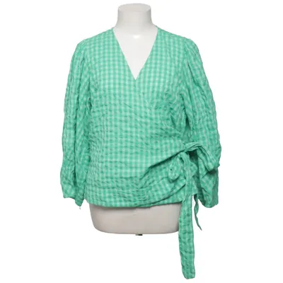 Blouse portefeuille (Vert) de George Coton