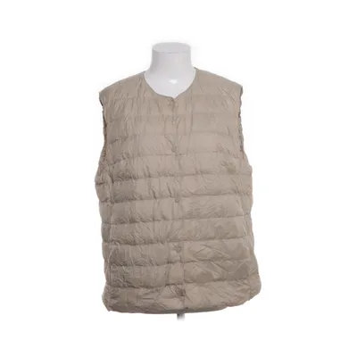 Bodywarmer (Beige) van Uniqlo Dons, Veer, Nylon, Polyester