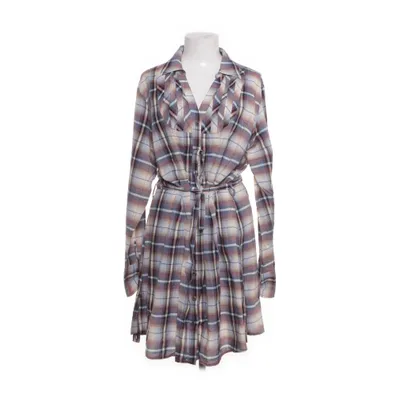 Shirt dress (Purple, Multicolored) from Tutti Frutti Cotton