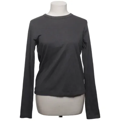 Lange mouwen shirt (Grijs) van Uniqlo Katoen, Elastaan